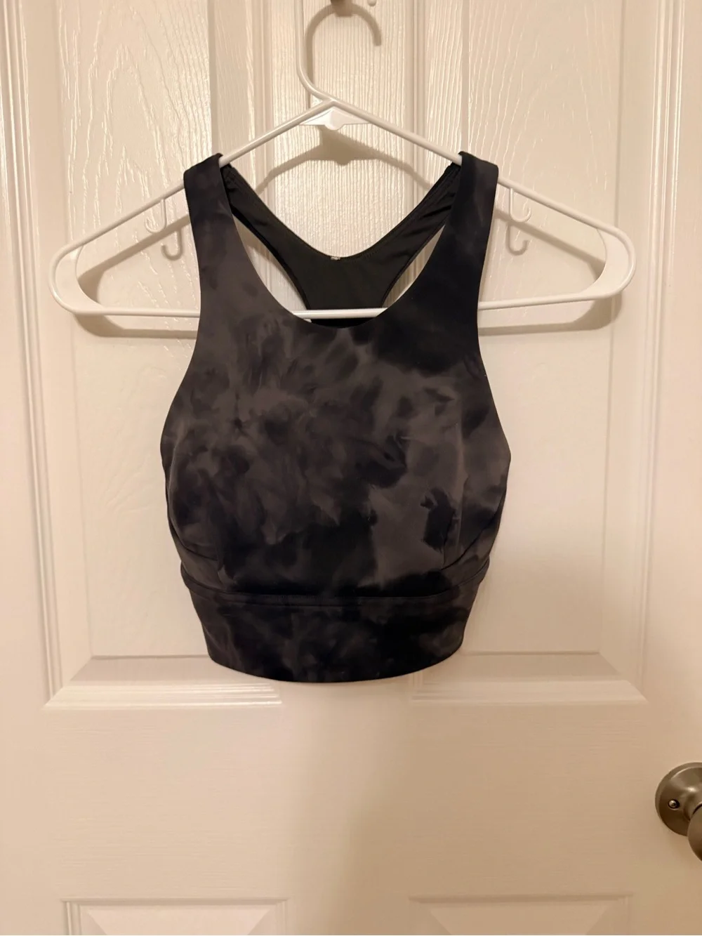 Lululemon Wunder Train Longline Bra Diamond Dye Grey Size 4 B/C cup